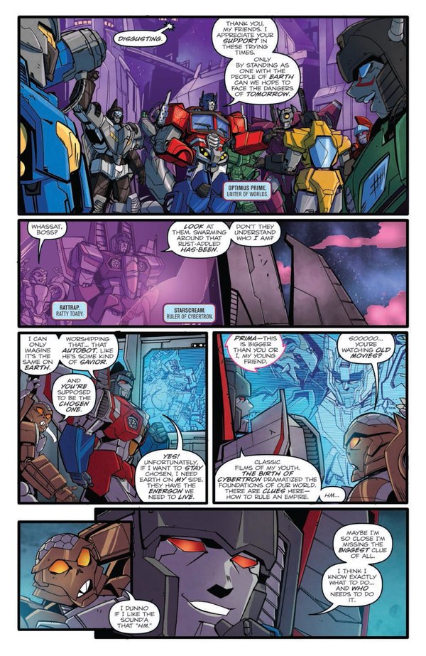 Optimus Prime 2018 Annual Full Comic Preview   Starscream The Movie  (3 of 7)